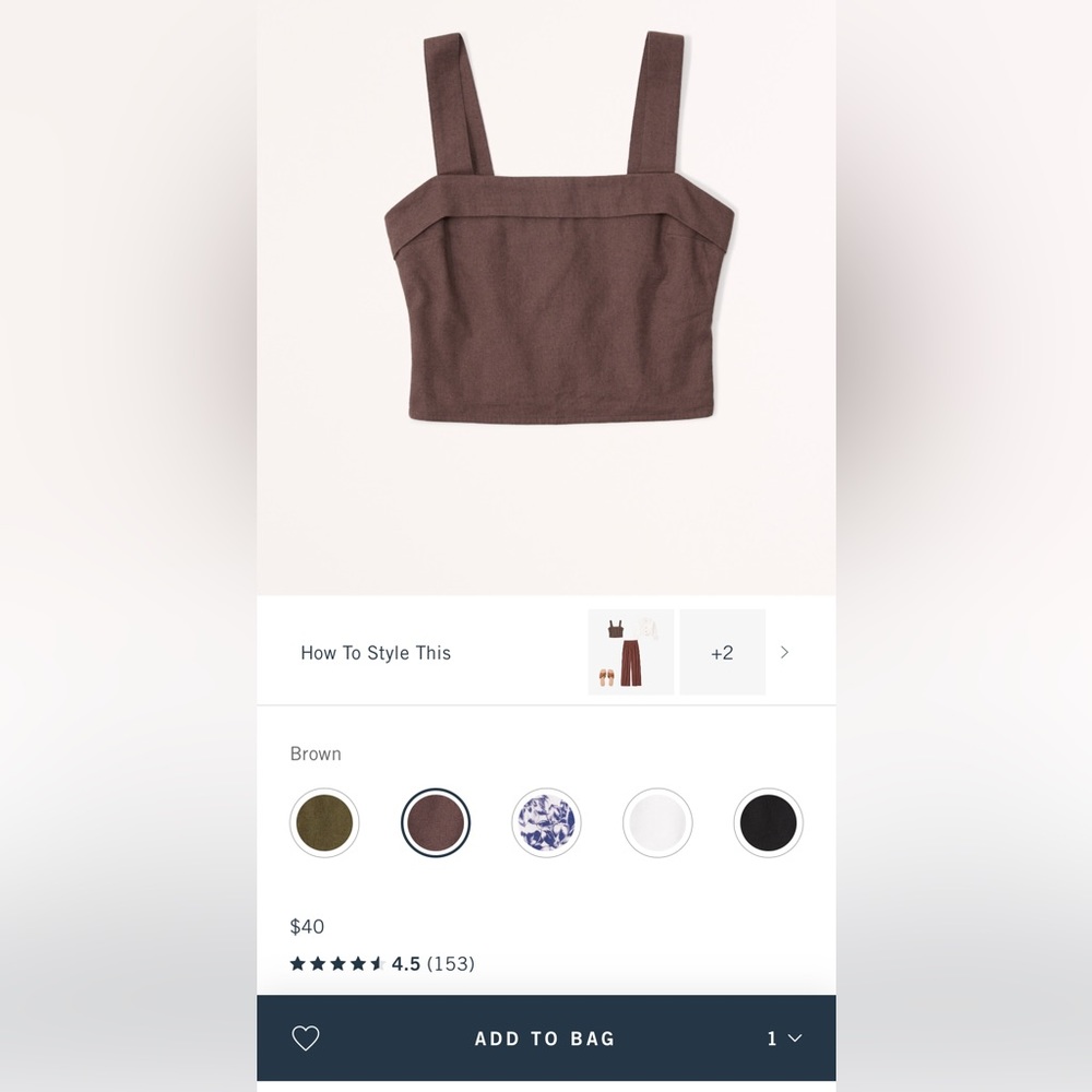 Linen top